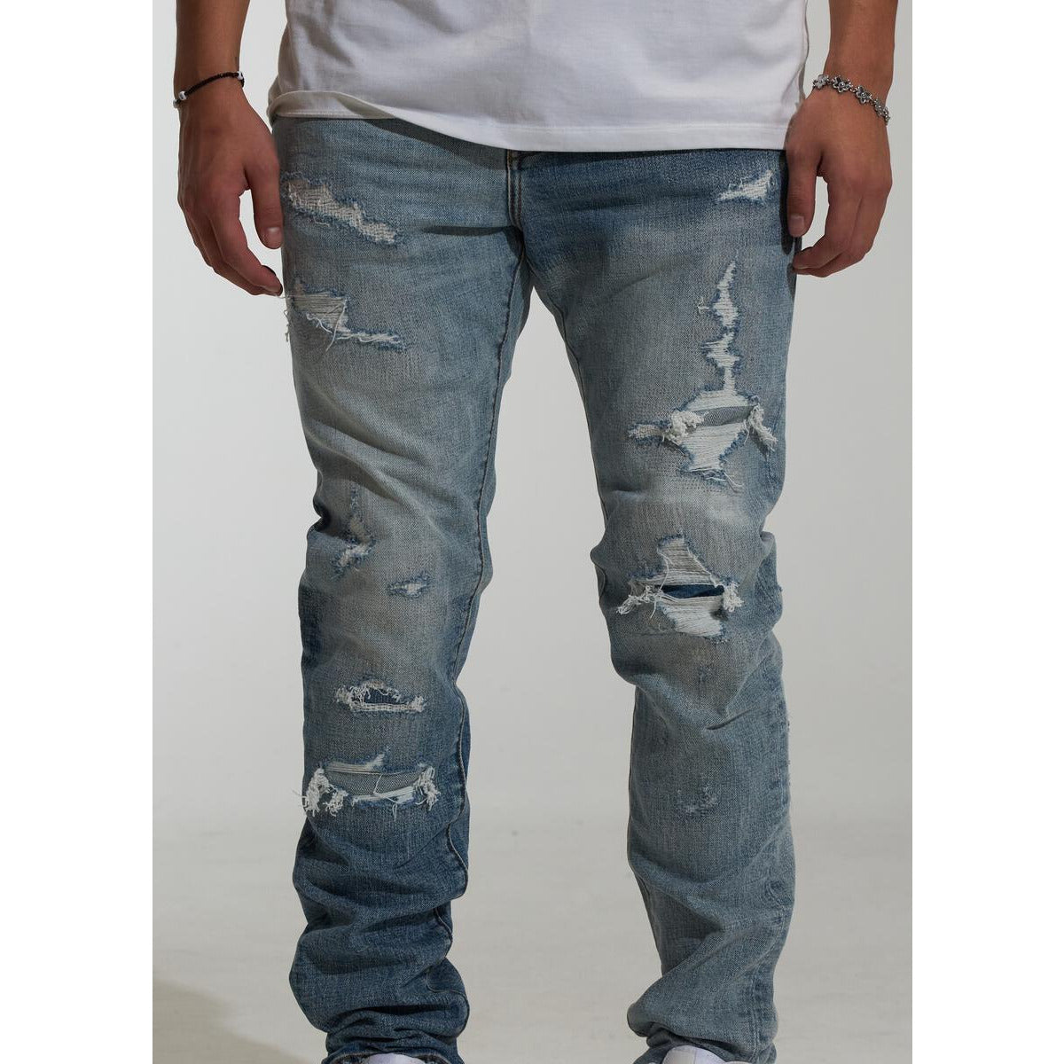 Crysp Denim Pacific Medium Distress Denim Jeans (CRYSP232-211)