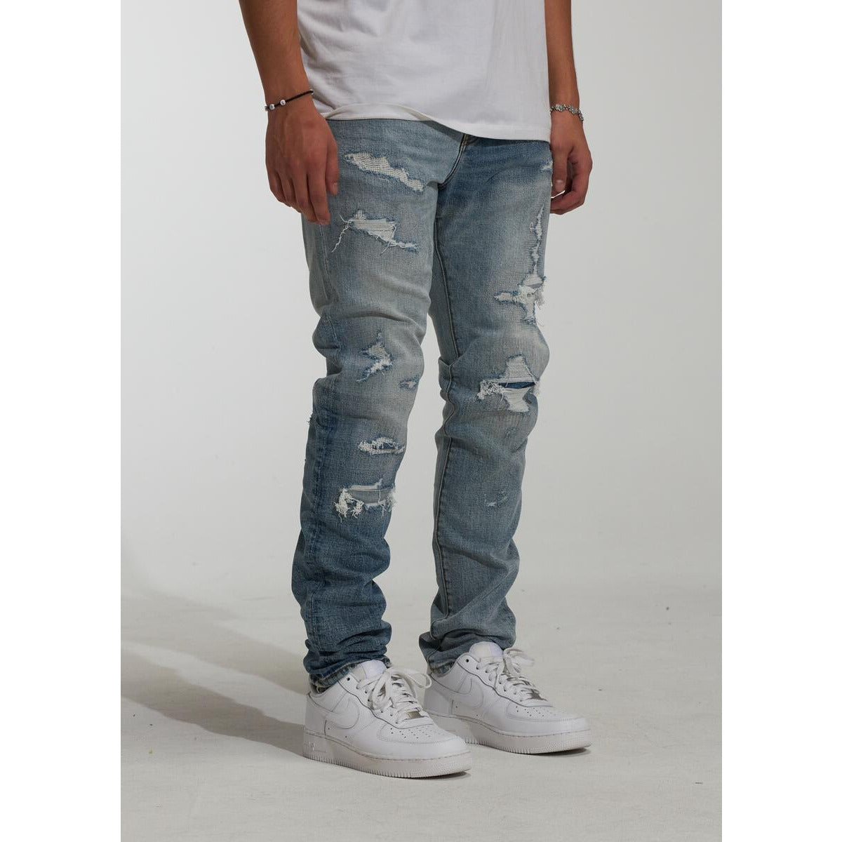 Crysp Denim Pacific Medium Distress Denim Jeans (CRYSP232-211)