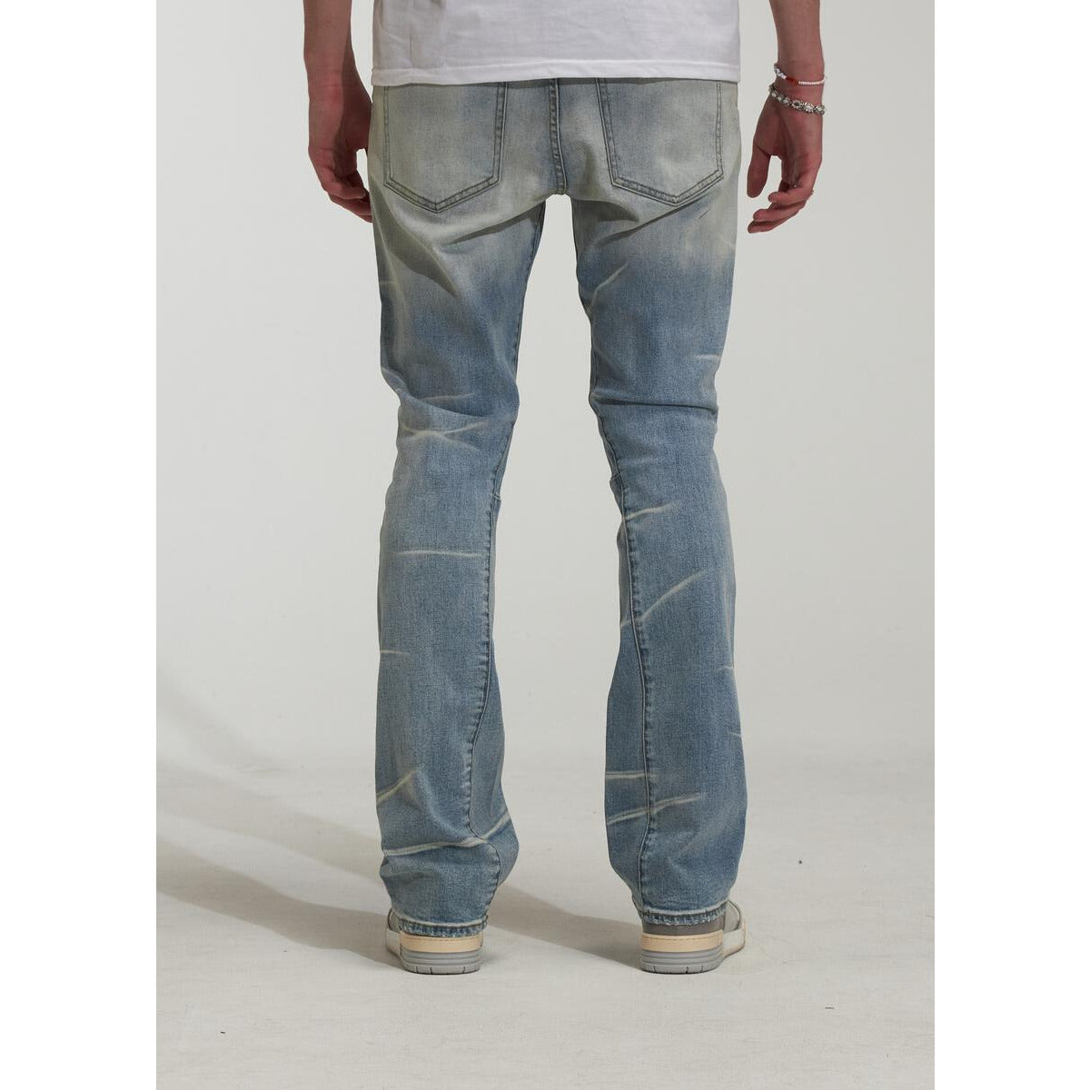 Embellish RIC Tides Denim Jeans in medium wash with distressed details