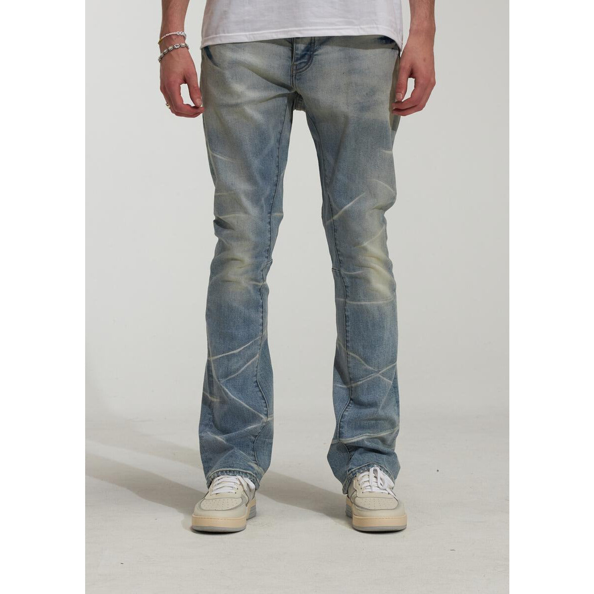 Embellish RIC Tides Denim Jeans in medium wash with distressed detailing