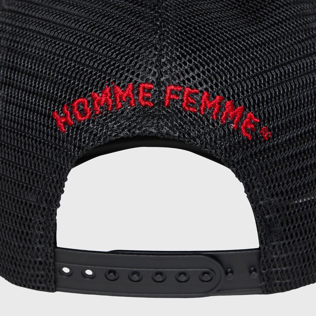Homme + Femme "Poetry" Trucker - Black