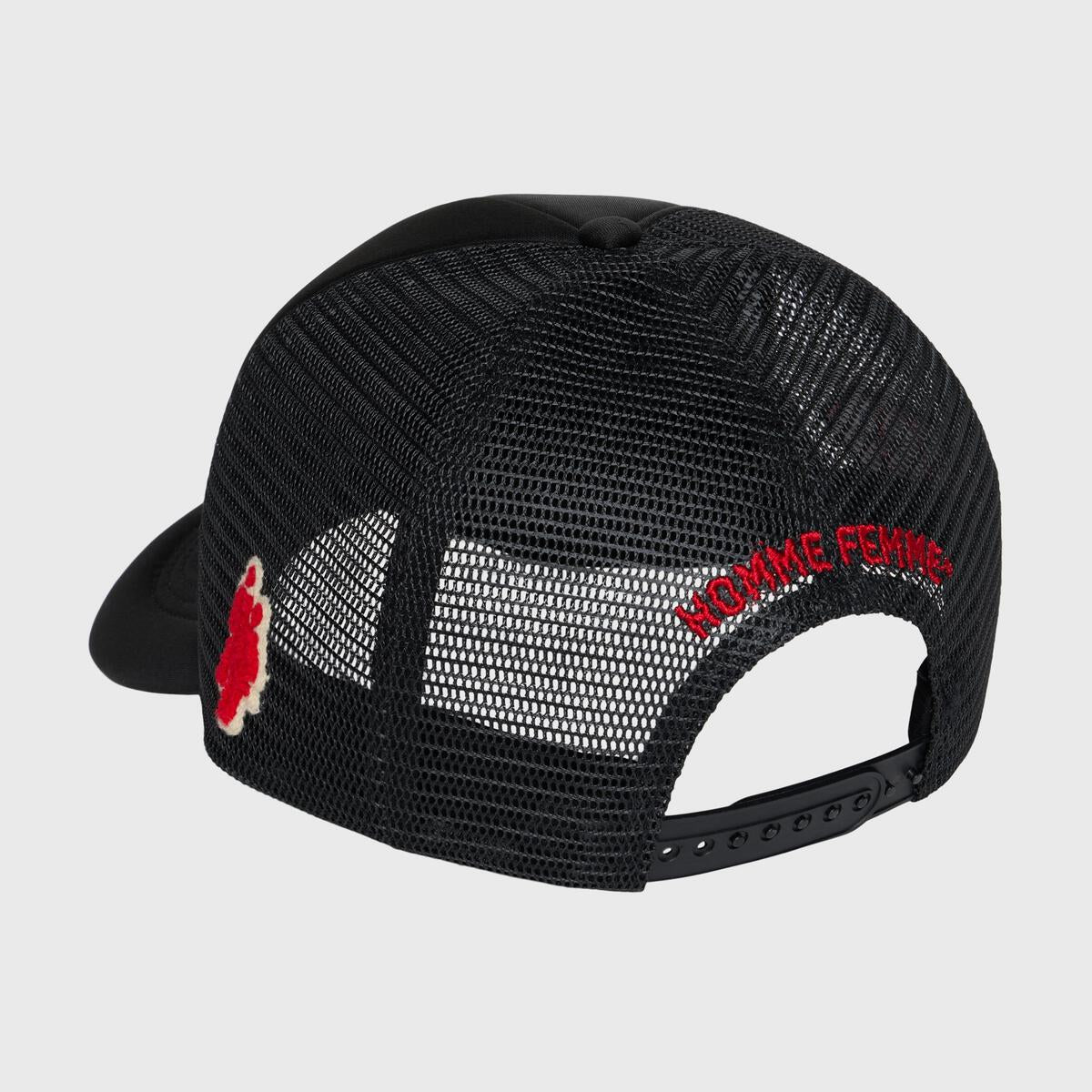 Homme + Femme "Poetry" Trucker - Black