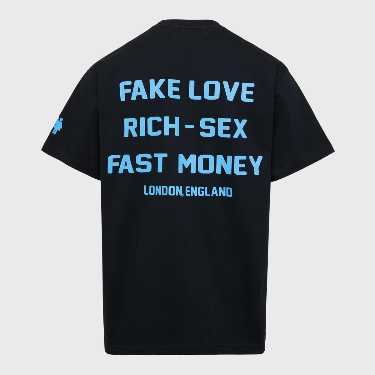 Homme + Femme London Hotel Tee - Black/Blue