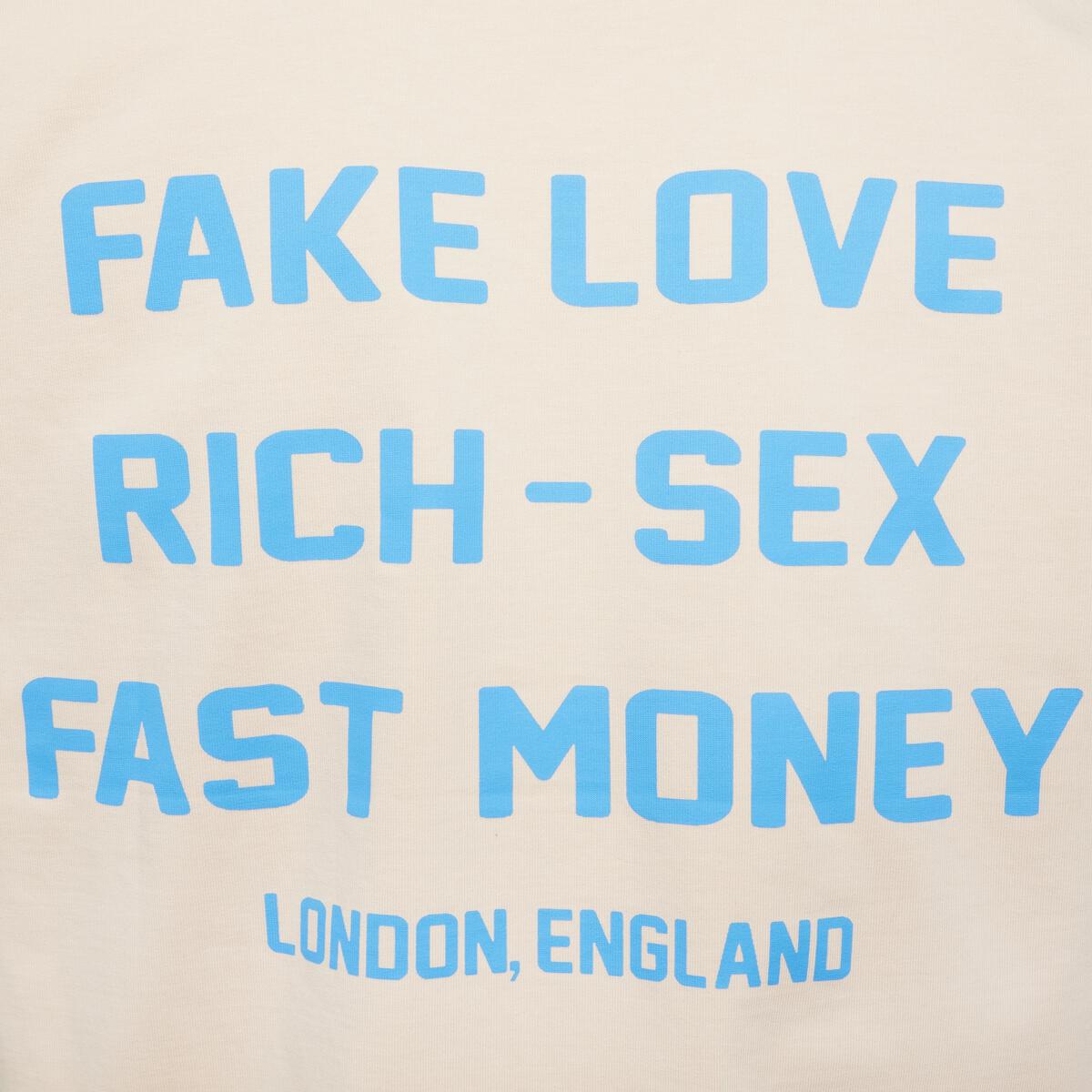 Homme + Femme London Hotel Tee - Cream/Blue