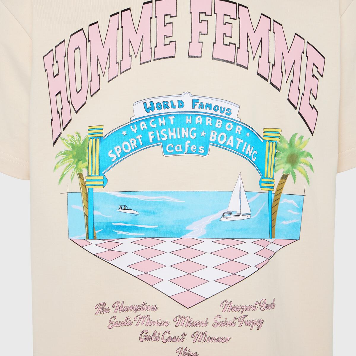 Homme + Femme Yacht Club Tee - Cream