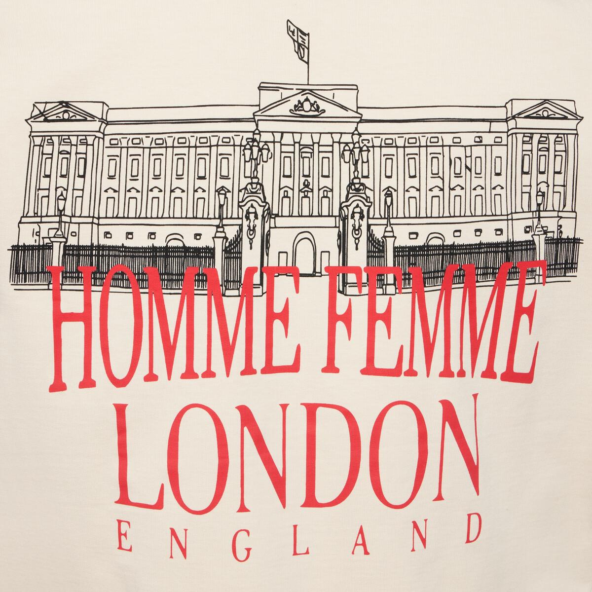 Homme + Femme Royal Crest Tee - Cream