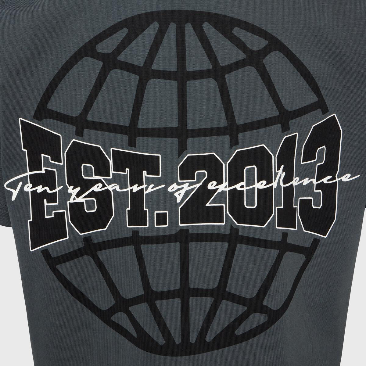 Homme + Femme Global Logo Tee - Charcoal