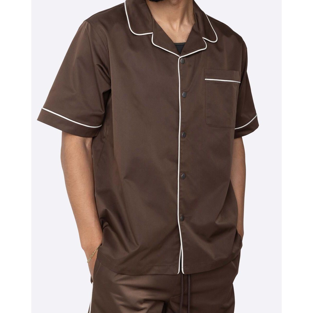 EP10961 Brown EPTM Downtown Button Shirt with modern design and comfortable fit for everyday use
