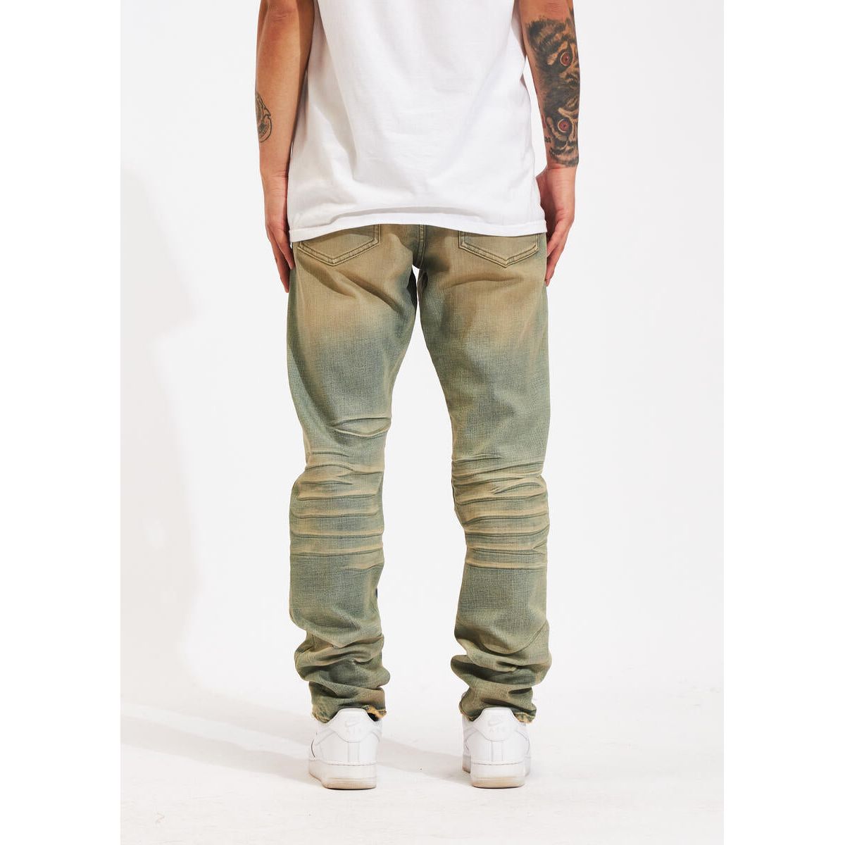 Crysp Denim Atlantic Sand Wash Denim Jeans, a stylish and comfortable choice for any casual outfit