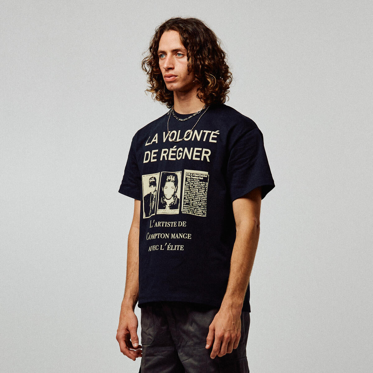 Homme + Femme White House Article Tee - Black