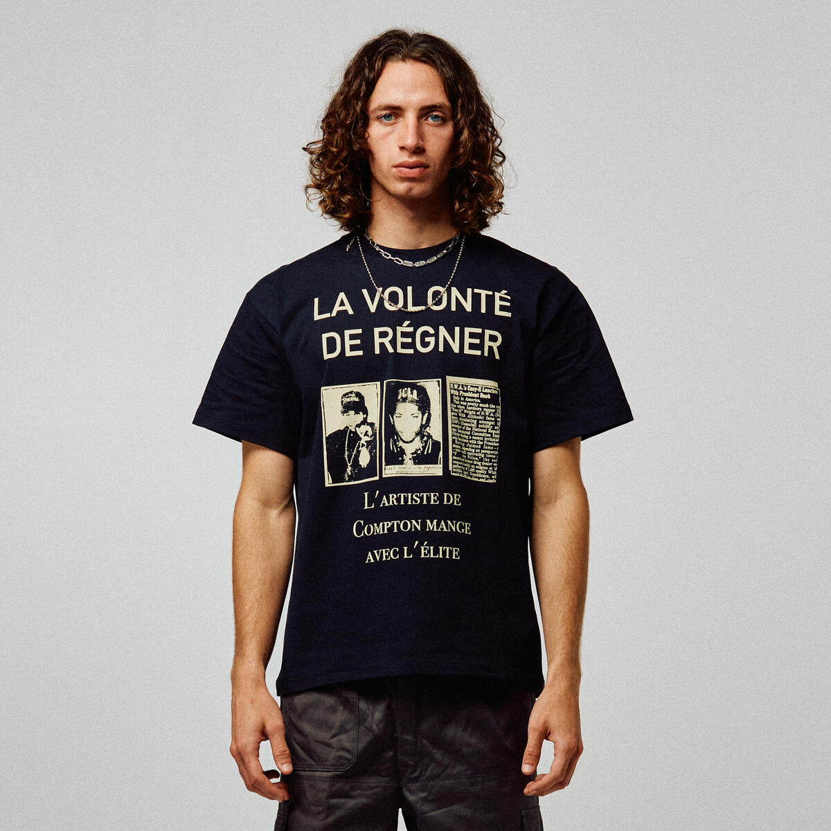Homme + Femme White House Article Tee - Black