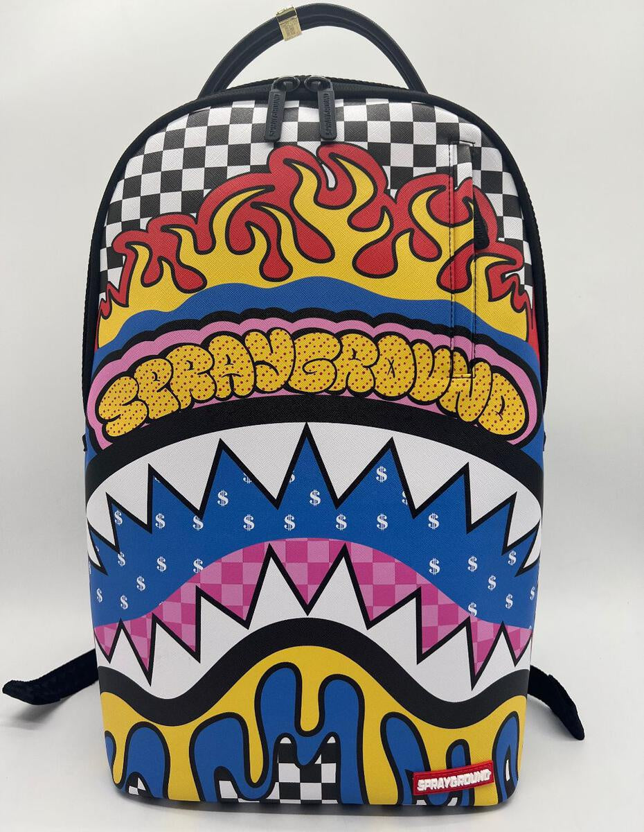 sprayground candy shark backpack