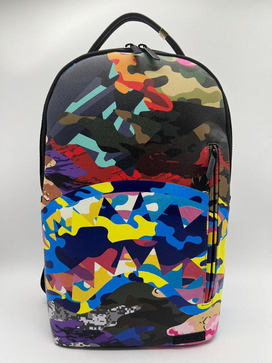 Sprayground Sliced & Diced Camo Backpack (B4747)