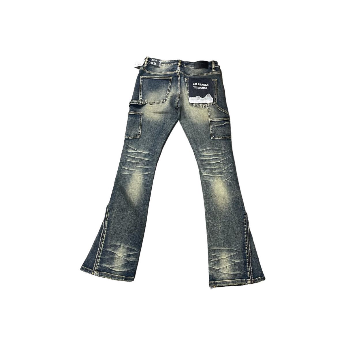 Versatile Valabasas Streamline DK Vintage Wash Stacked Denim Jeans for any occasion