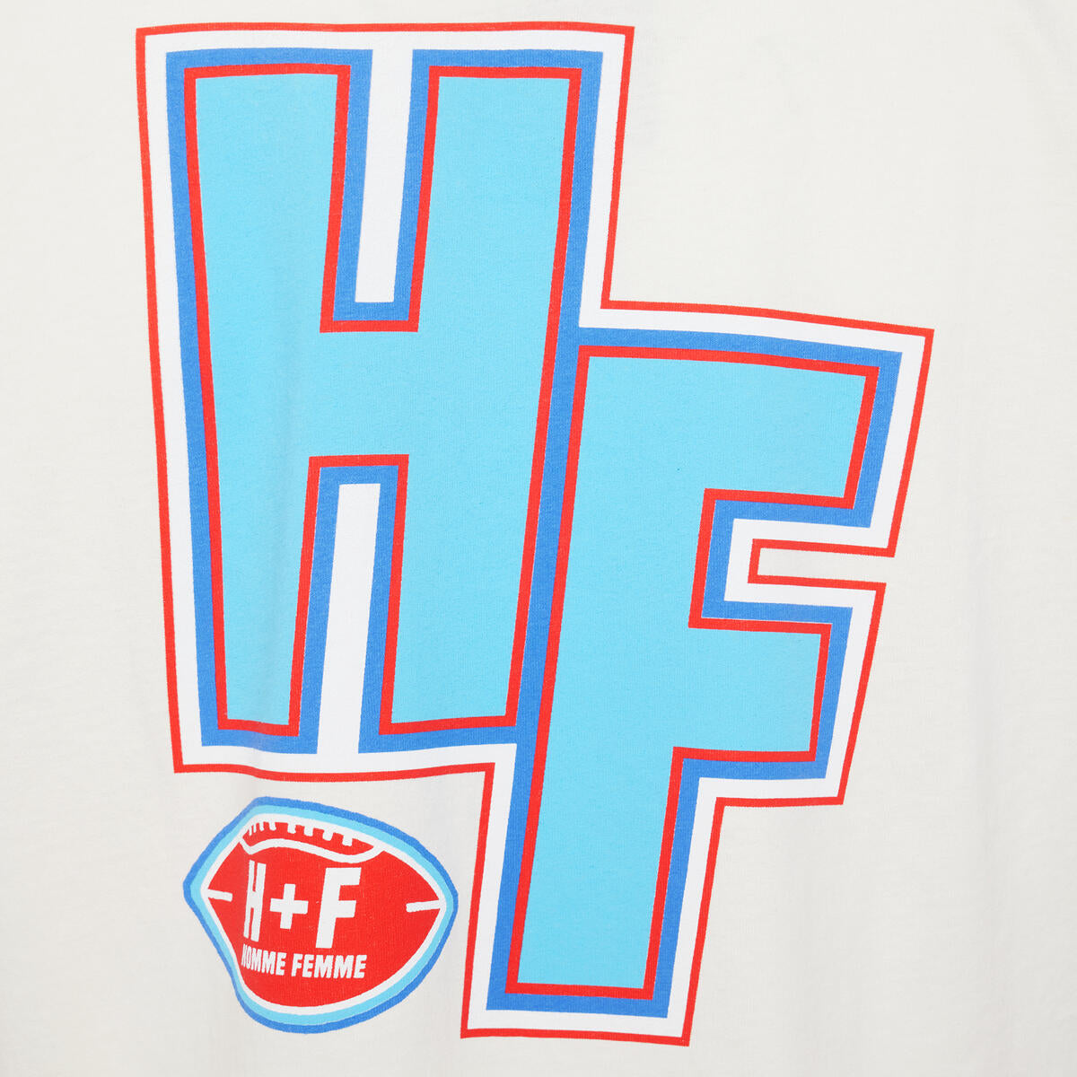 Stylish and versatile Game Day Tee in Cream for women by Homme + Femme, perfect for casual wear or dressing up with accessories