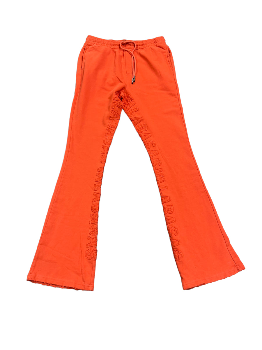 Valabasas Vala-Focus Jogger in vibrant orange with elastic waistband and side pockets