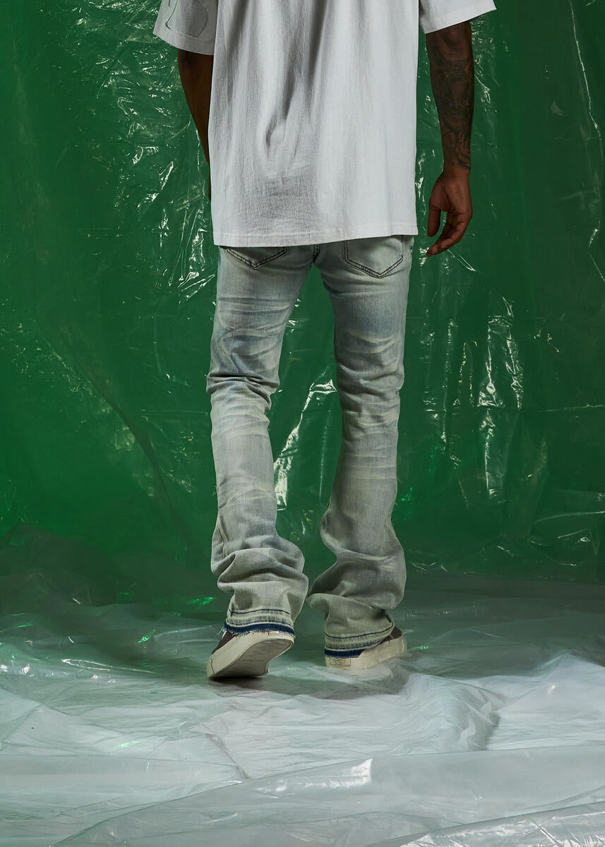 Embellish RIC Light Blue Denim Jeans (EMBSPR224-037) for a stylish and comfortable casual look