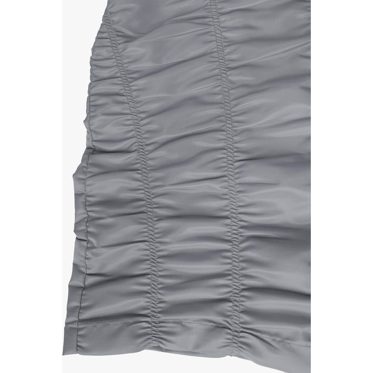 Stylish and trendy EPTM Ruched Flare Pants in charcoal color (EP11227)