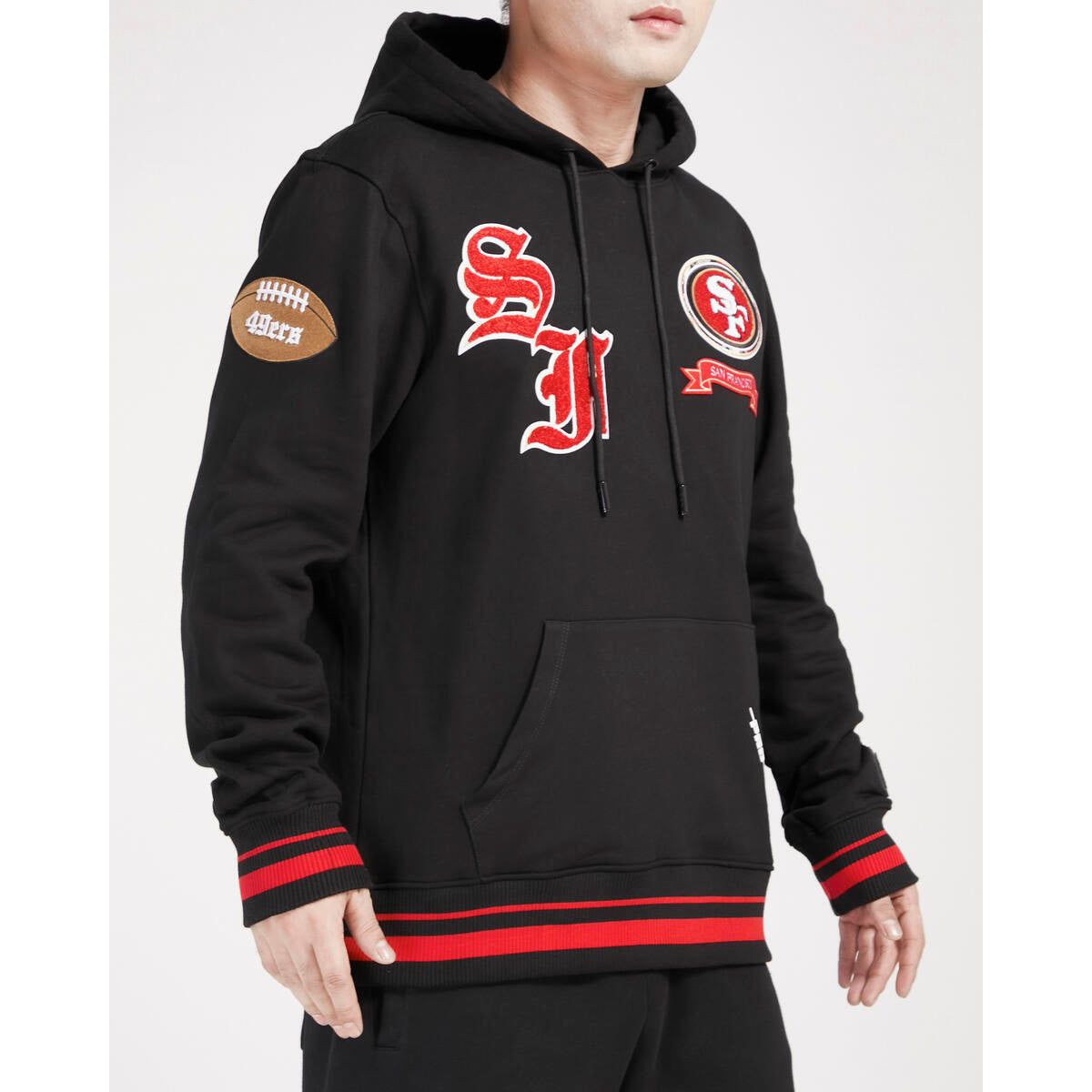 Authentic Pro Standard San Francisco 49ers Pro Prep Hoodie in team colors