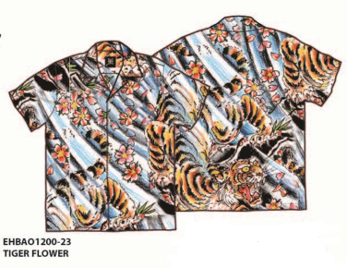 Ed Hardy Tiger Flower Camp Button Up Ed Hardy Tiger Flower Camp Button Up