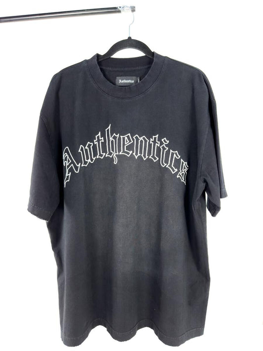 Authentics "Arch Logo" Embroidered Tee - Black