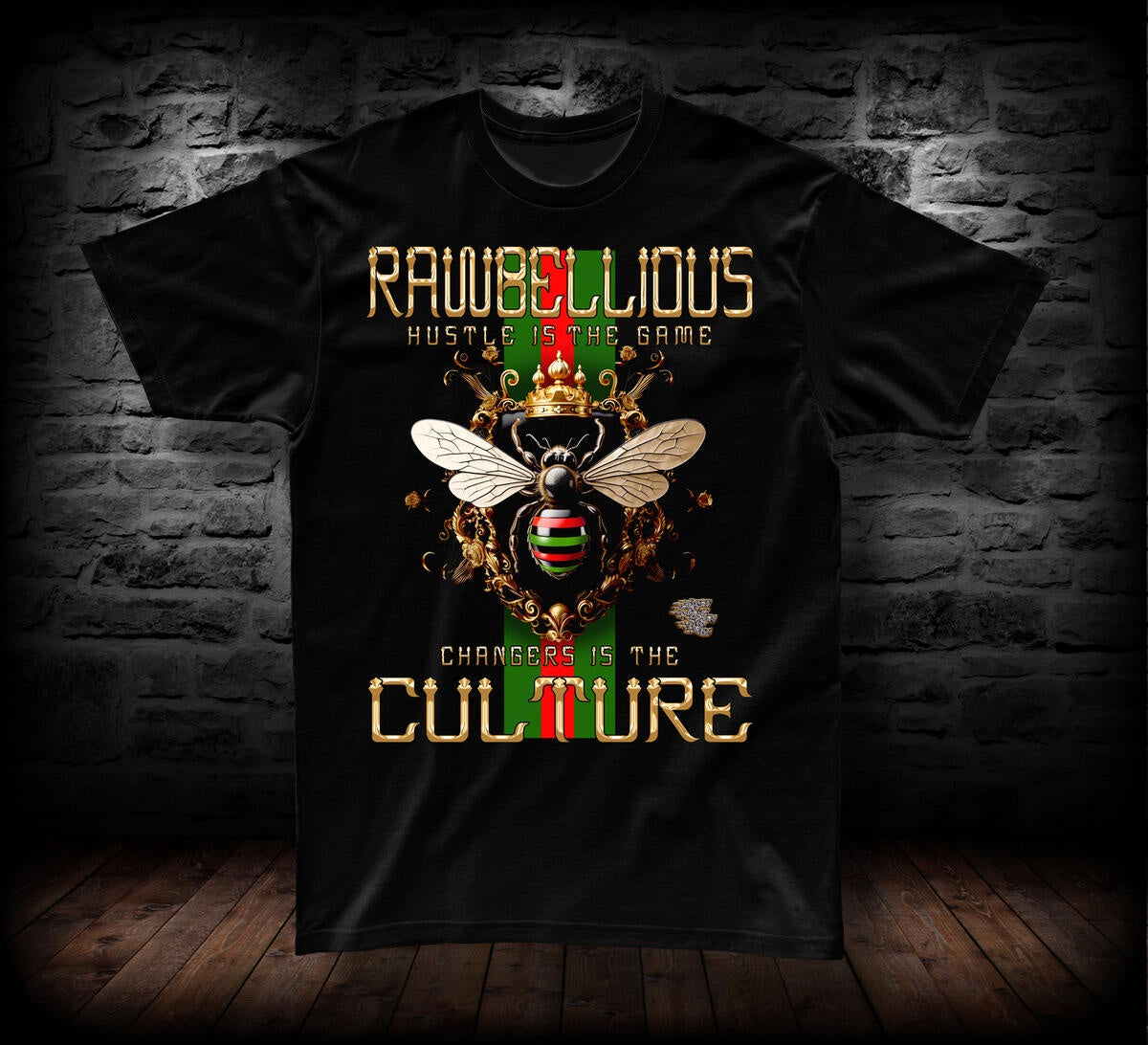 Game Changers Butterfly Culture Black Tee, a stylish and comfortable t-shirt featuring a unique butterfly design