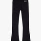 Valabasas "Frith" Black Stacked Flare Jeans