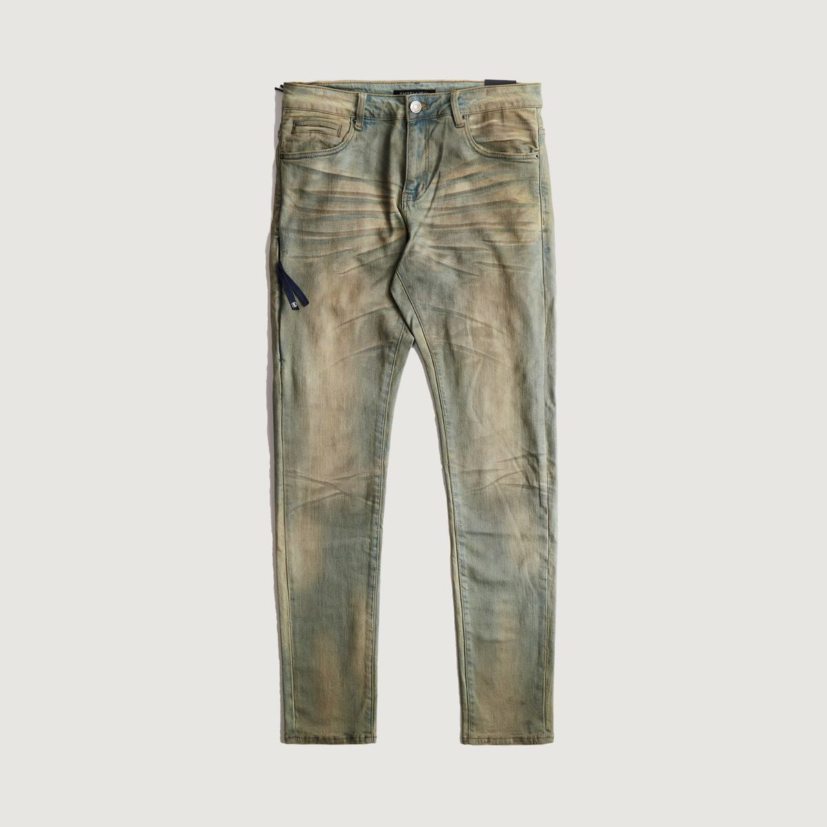 Embellish David Standard Desert Sand Wash Skinny Jeans (EMBSUM24-006) front view