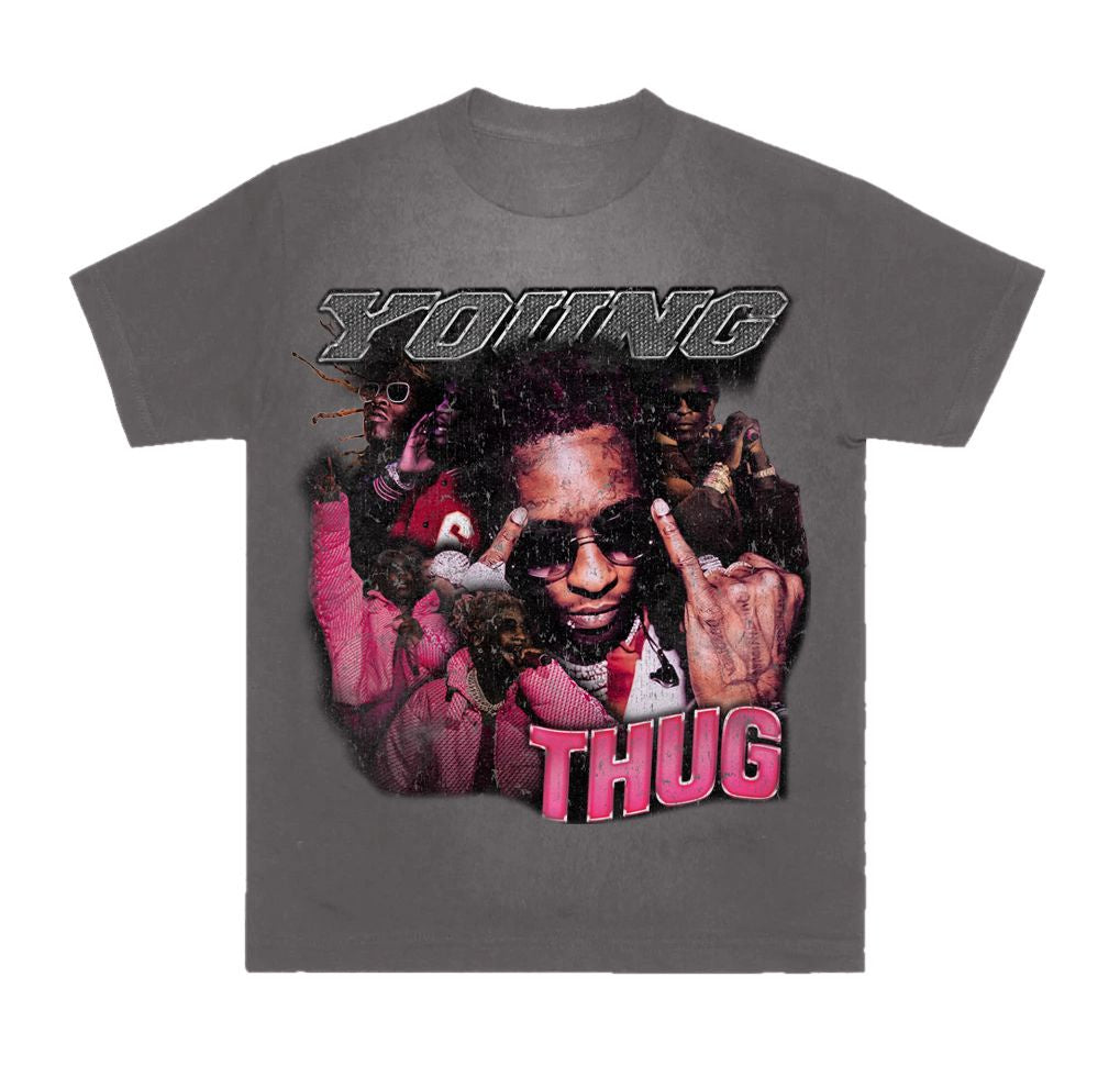 Black SupplyXDemandCO Young Thug Tee featuring bold graphic design and comfortable fit