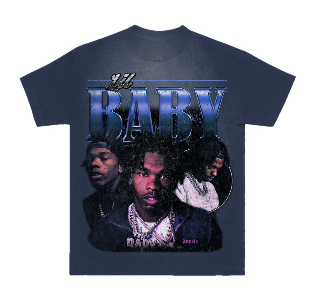 Black SupplyXDemandCO Lil Baby Tee featuring a stylish design and comfortable fit