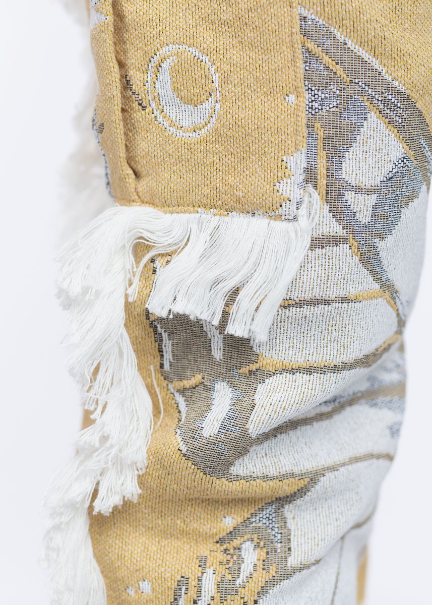 Guapi Sand Brown Tapestry Pants - comfortable and stylish bohemian-inspired bottoms for women