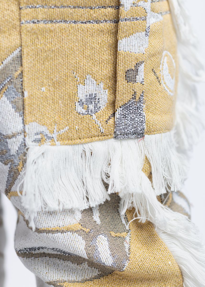 Guapi sand brown tapestry pants, perfect for casual and comfortable wear