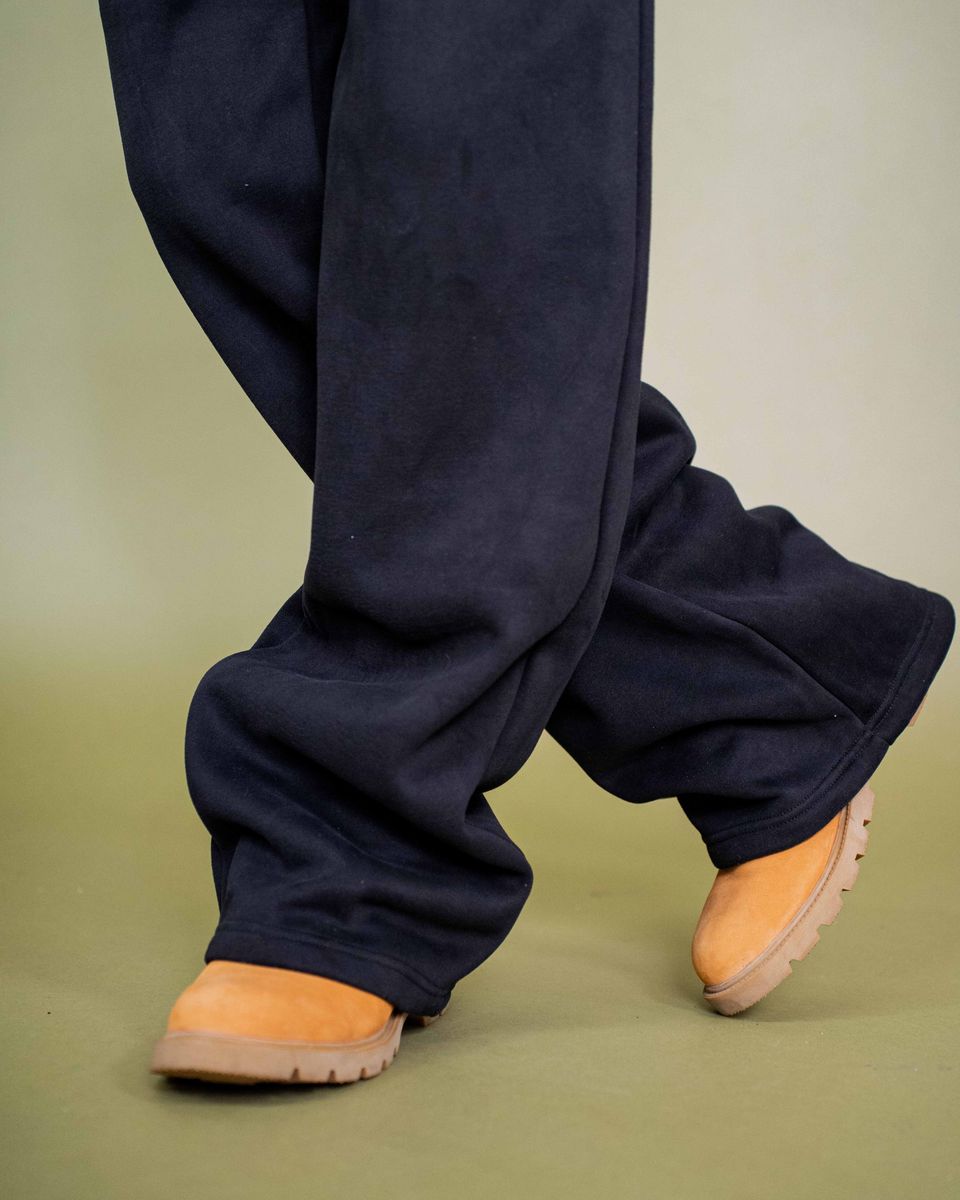 420gsm Bonded Fleece EPTM Perfect Baggy Fleece Pants for cold weather