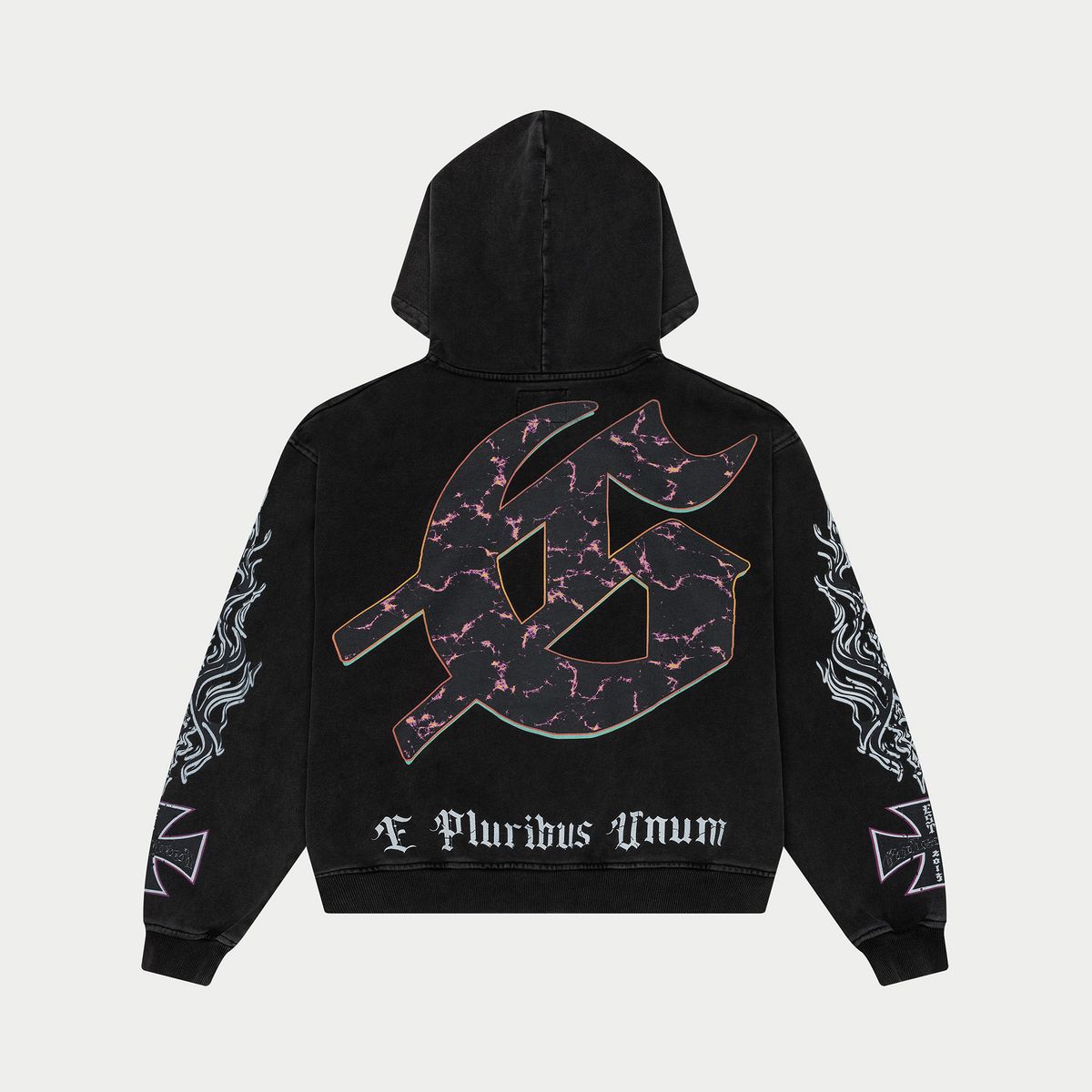Stylish and comfortable Godspeed Rock Dreams Pullover Hoodie in Black Wash