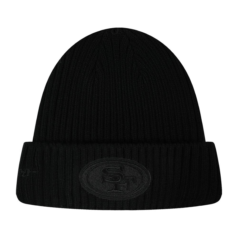 Pro Standard San Francisco 49ers Washed Crystalline Unlined Pro Beanie - Black (FS47410926-BLK)