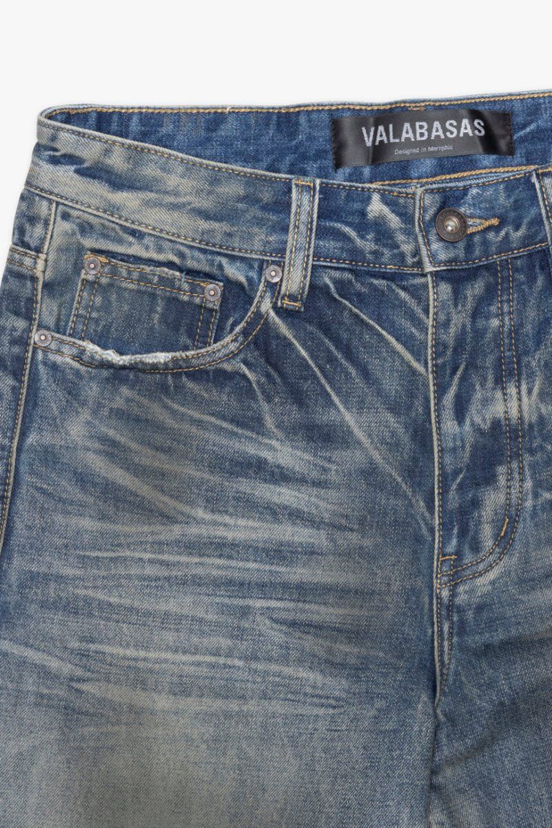 Valabasas "Mr. Baggy" Dirty Vintage Blue Denim Jeans