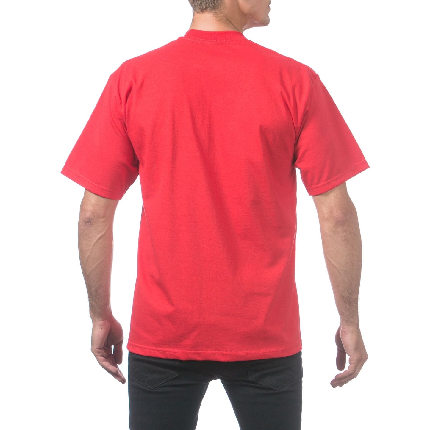Stylish Pro Club HeavyWeight T-Shirt in olive color with long-lasting durability and heavyweight fabric