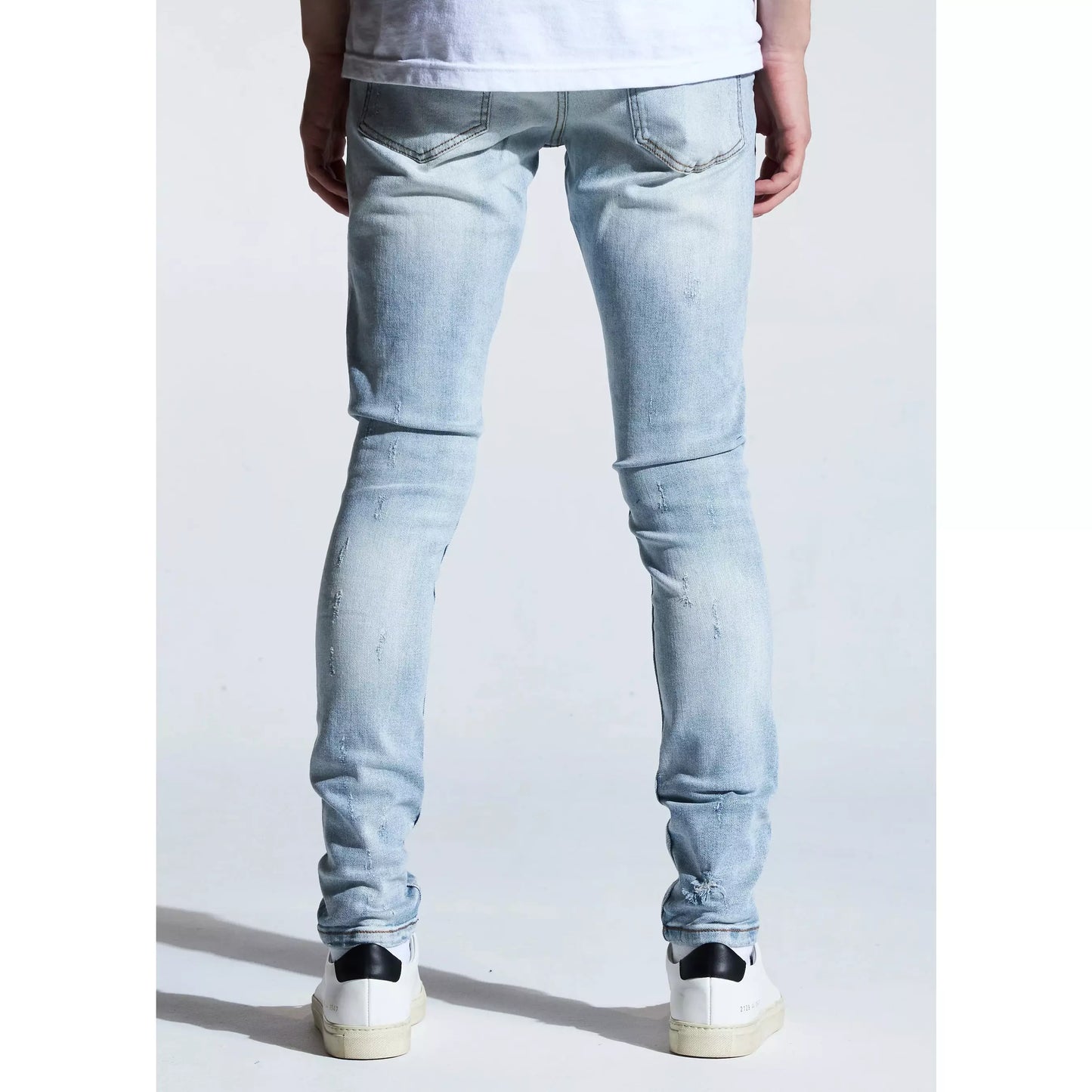 Embellish Light Blue Summit Patchwork Denim Jeans (EMBSUM20-118) crafted from premium quality denim and designed for ultimate comfort