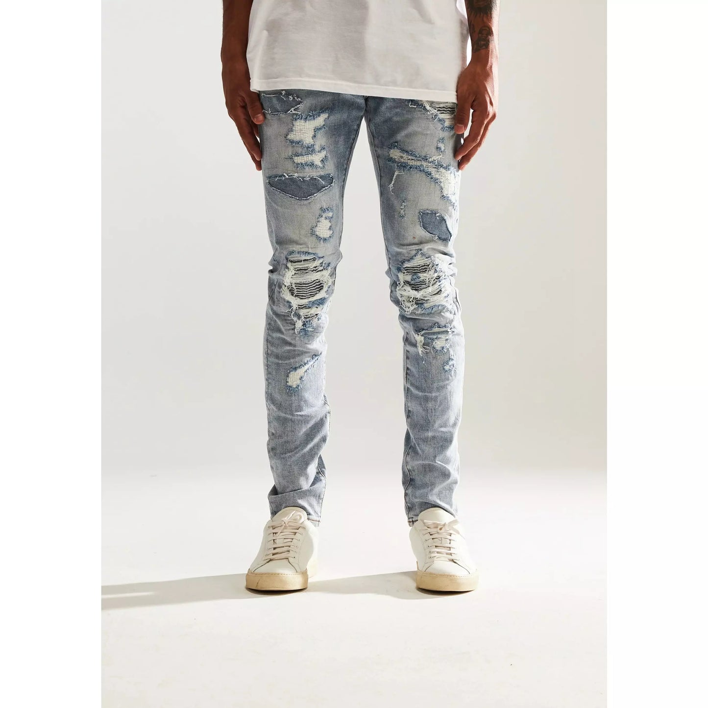 Embellish PIA Rip & Repair Denim Jeans (EMBF122-022)