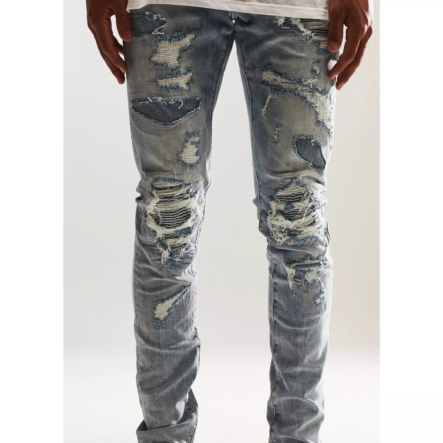 Embellish PIA Rip & Repair Denim Jeans (EMBF122-022)