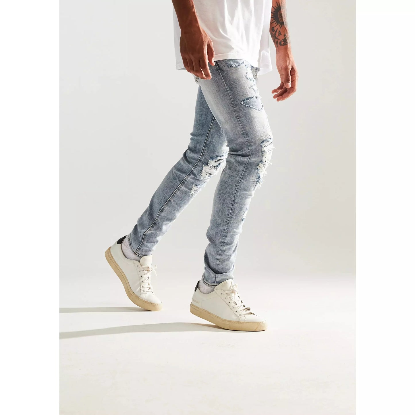 Embellish PIA Rip & Repair Denim Jeans (EMBF122-022)