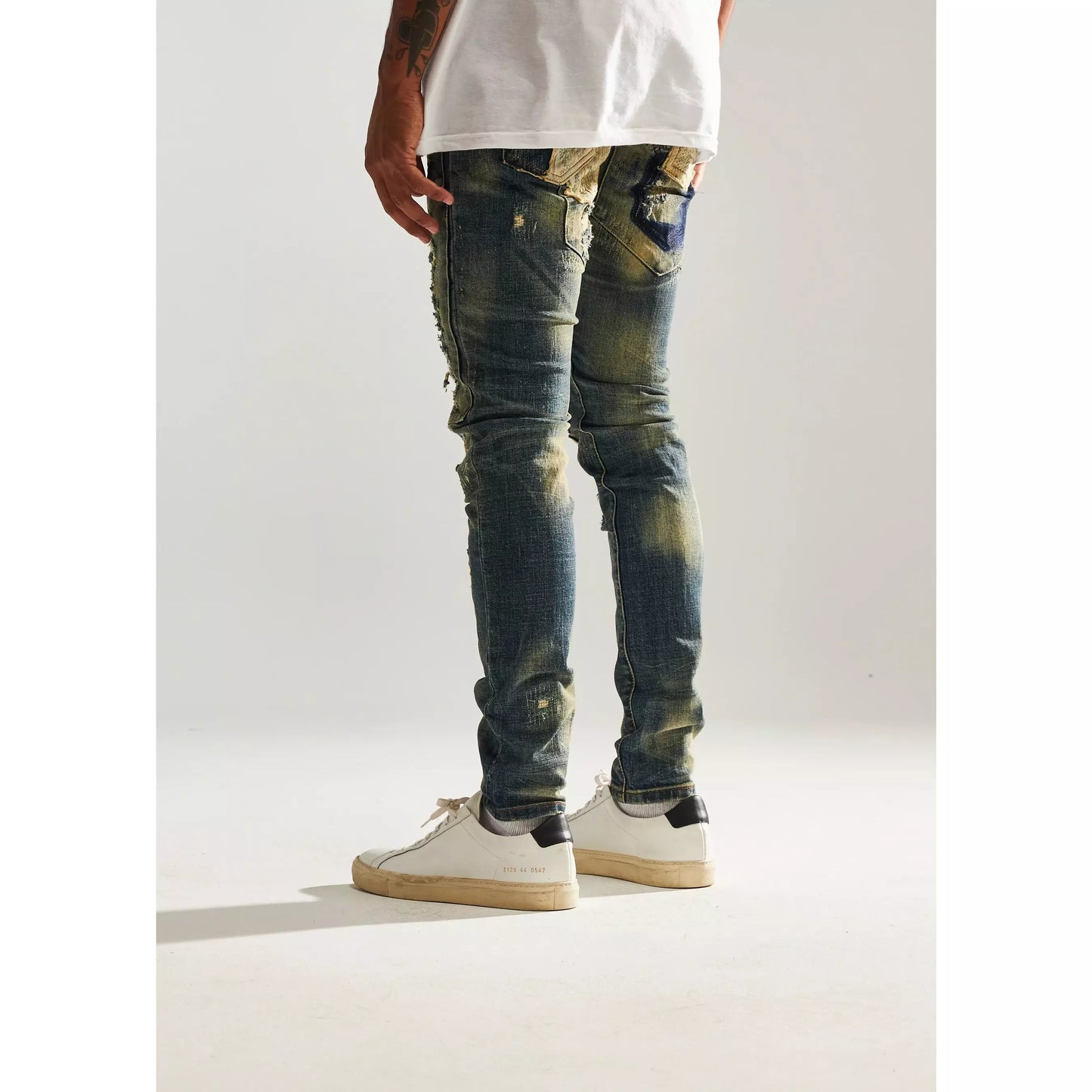 Embellish Barker Sand Wash Denim Jeans (EMBSP122-100)