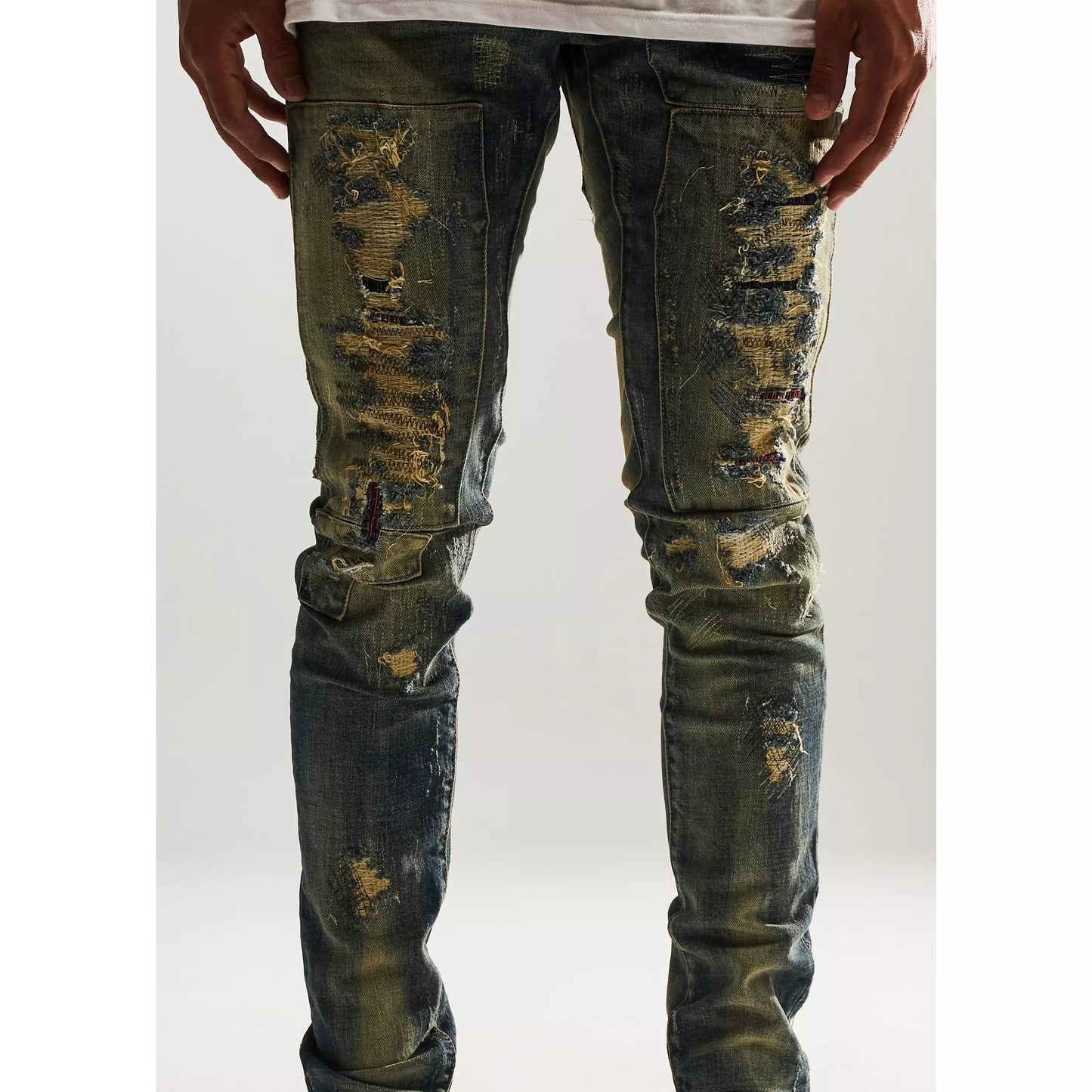 Embellish Barker Sand Wash Denim Jeans (EMBSP122-100)