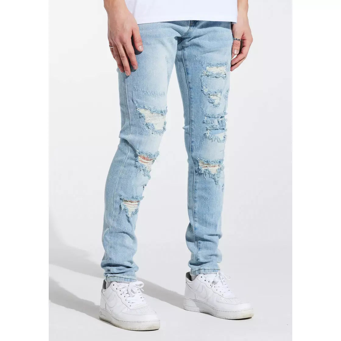 High-quality CRYSPSP221-120 denim jeans in Atlantic Blue with stylish design