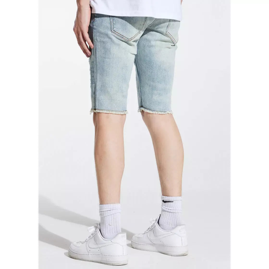 Crysp Denim Light Wash Asher Shorts available in a range of sizes