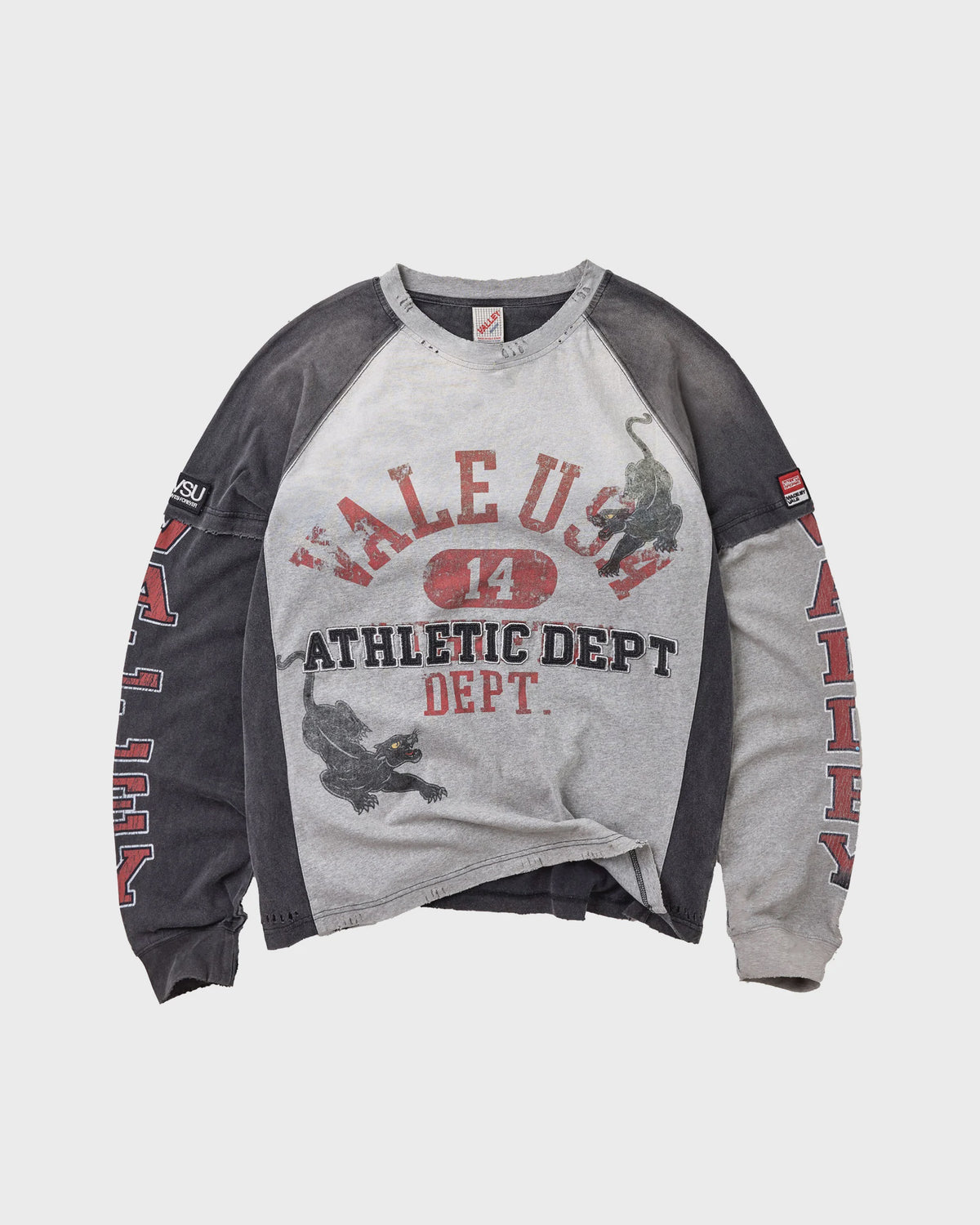 Vale "Varsity" Black/Grey Longsleeve Tee