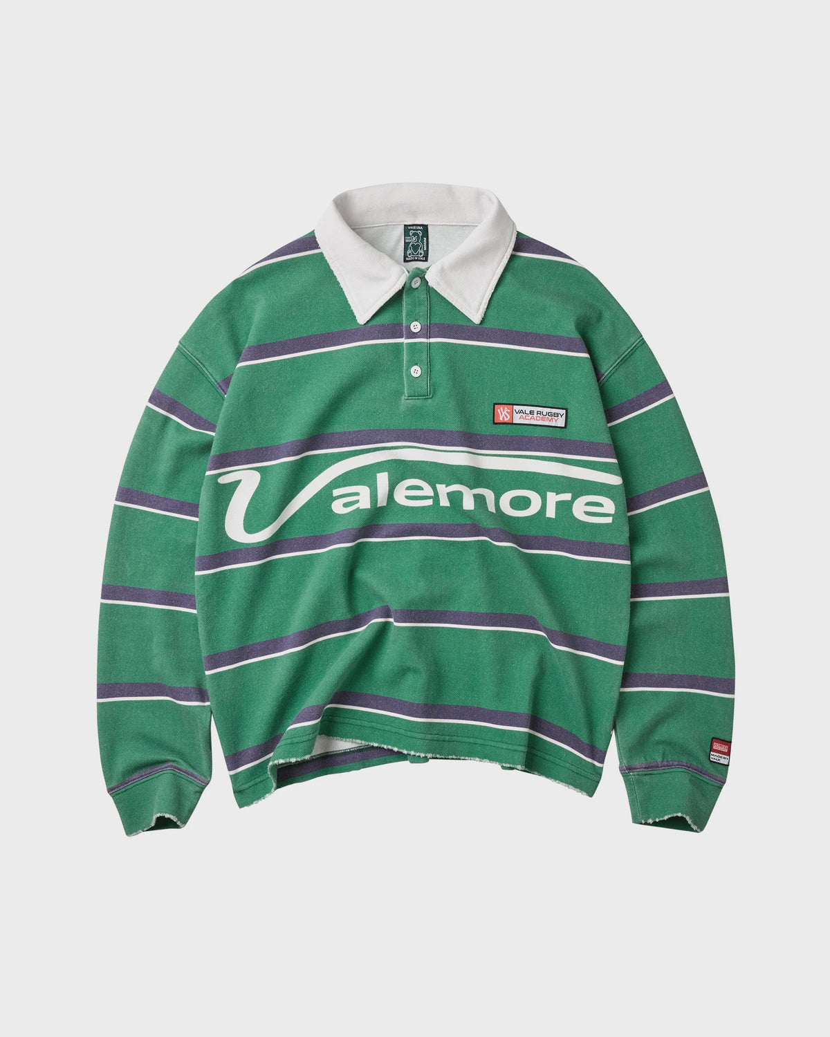 Vale "Valemore Rugby" Green Polo Longsleeve Tee