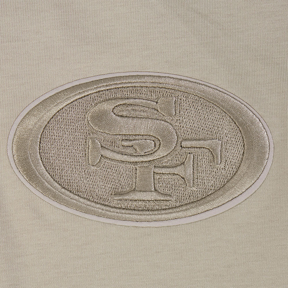 Pro Standard San Francisco 49ers Wingspan Drop Shoulder Tee - Taupe (FS41410470-TAU)