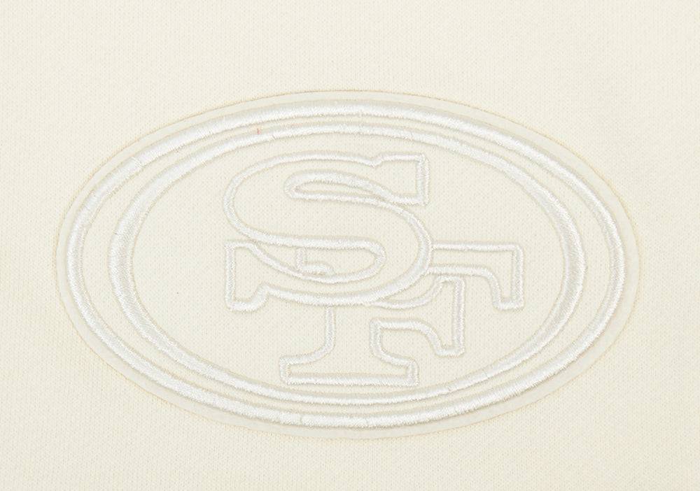 Pro Standard San Francisco 49ers Neutral FLC Short - Eggshell (FS4344635-EGG)