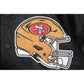Pro Standard San Francisco 49ers Mash Up Satin Jacket -  Black/Red/Black (FS46410414-BRK)